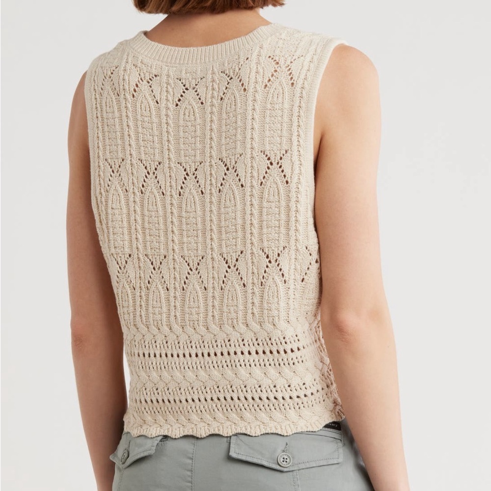 NWT RDI Open Stitch Vest - Picture 3 of 3